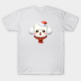 Cute Bichon Frisé Drawing T-Shirt